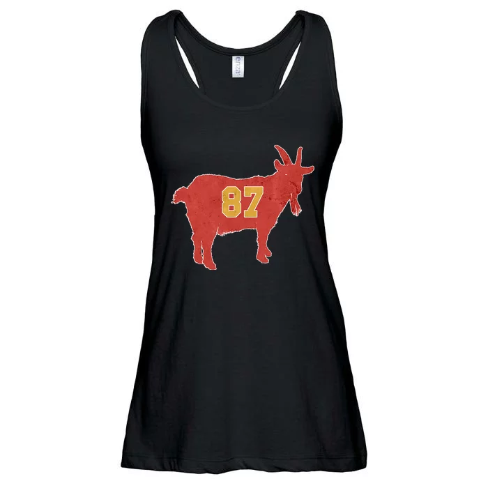 Grunge Goat 87 Red And Yellow Tight End Ladies Essential Flowy Tank