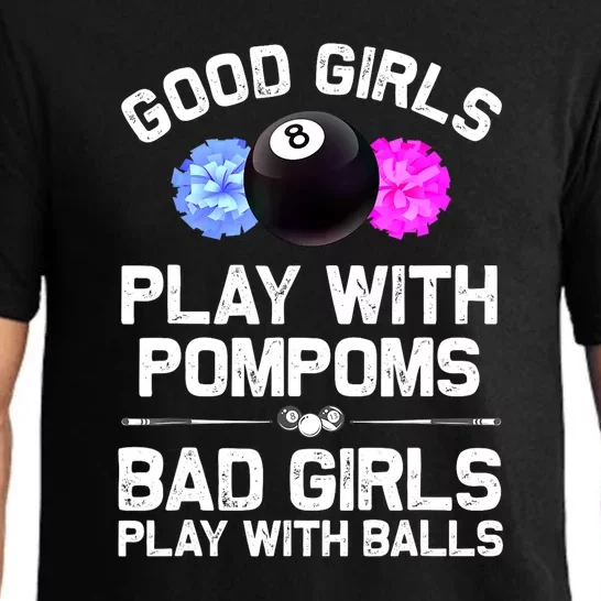 Good Girl 8 Ball Billiard Pool Player Funny Billiards Gift Pajama Set