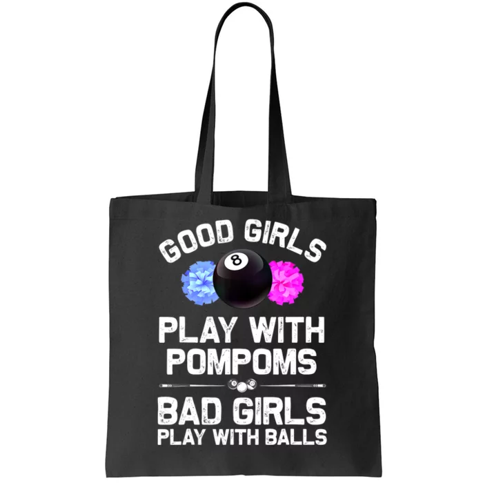 Good Girl 8 Ball Billiard Pool Player Funny Billiards Gift Tote Bag