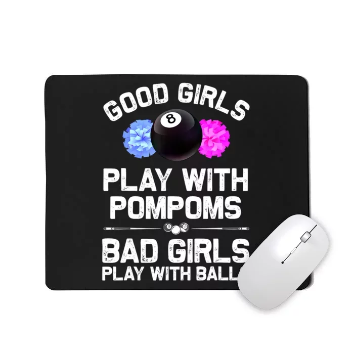 Good Girl 8 Ball Billiard Pool Player Funny Billiards Gift Mousepad