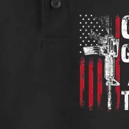 God Guns And Trump 2nd Amendment Flag Ar15 American Flag Dry Zone Grid Performance Polo