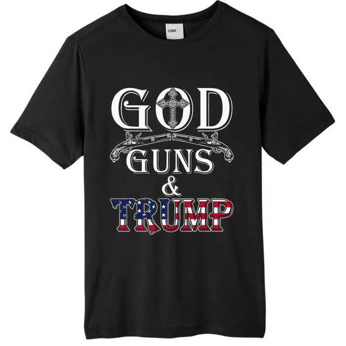 God Guns And Trump 2nd Amendment ChromaSoft Performance T-Shirt