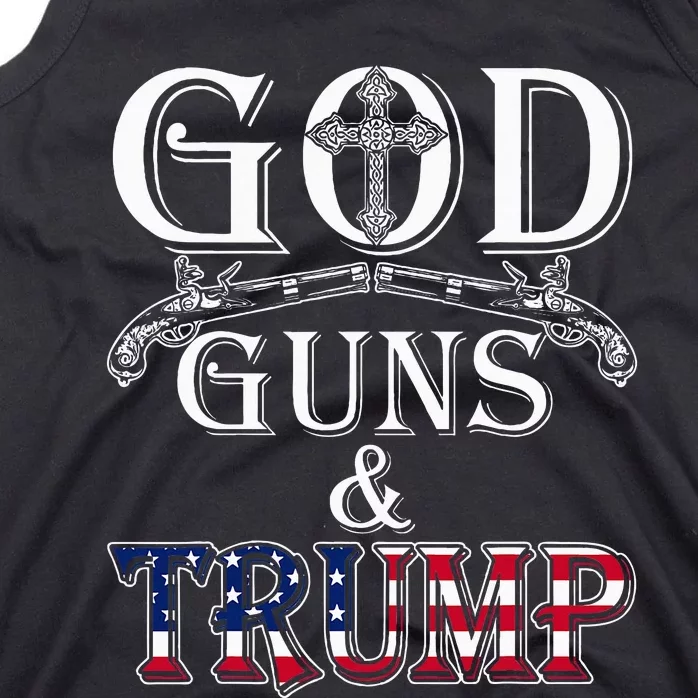 God Guns And Trump 2nd Amendment Tank Top