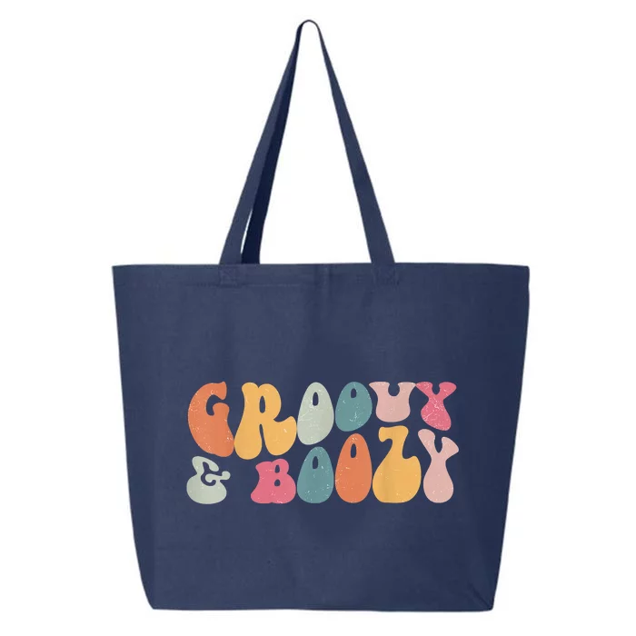 Groovy Groovy And Boozy Bachelorette Party Bridal 25L Jumbo Tote