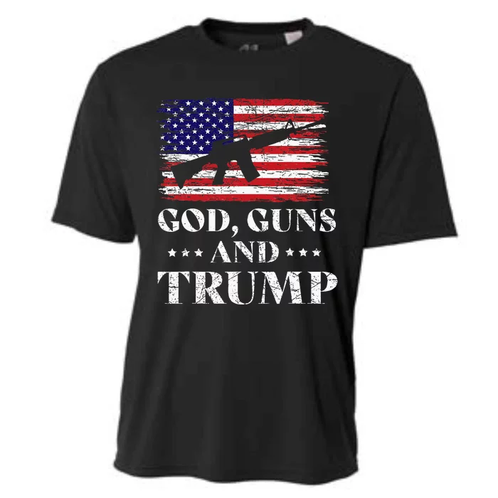 God Guns And Trump Cooling Performance Crew T-Shirt