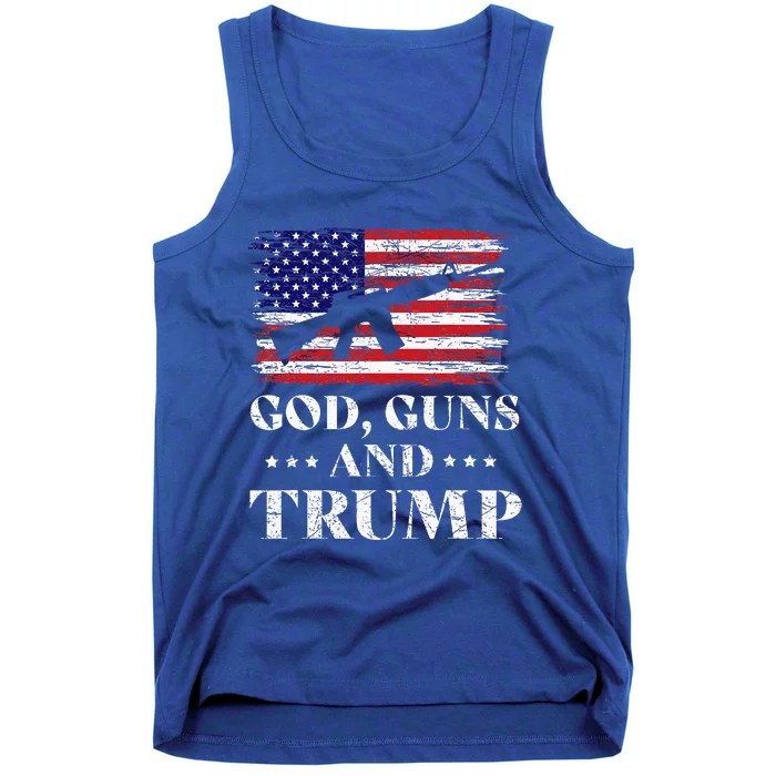 God Guns And Trump Tank Top