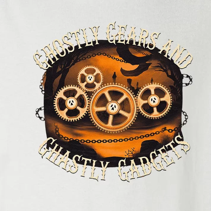 Ghostly Gears And Gadgets Mechanical Engineering Halloween Toddler Long Sleeve Shirt