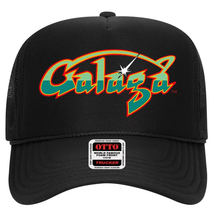 Galaga High Crown Mesh Trucker Hat