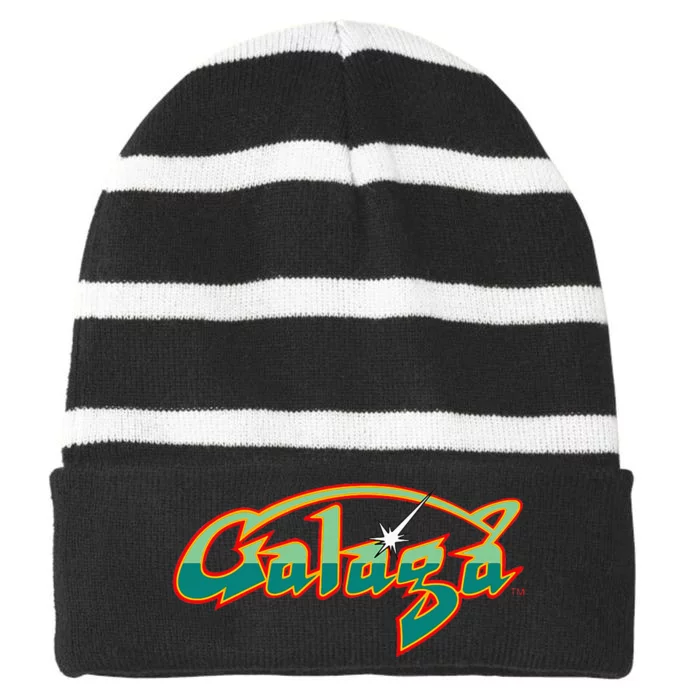 Galaga Striped Beanie with Solid Band