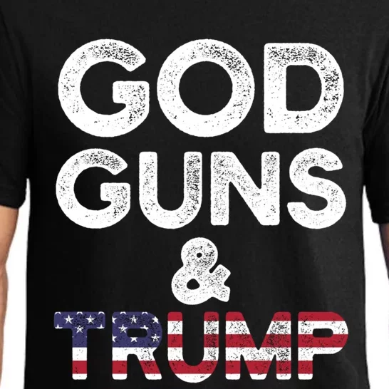 God Guns and Trump 2nd Amendment Pro Gun Hoodie Gift Pajama Set