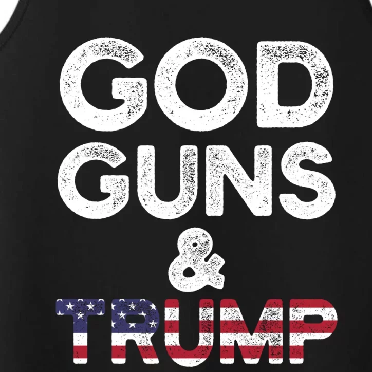 God Guns and Trump 2nd Amendment Pro Gun Hoodie Gift Performance Tank