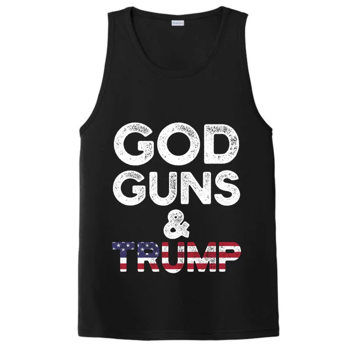 God Guns and Trump 2nd Amendment Pro Gun Hoodie Gift Performance Tank