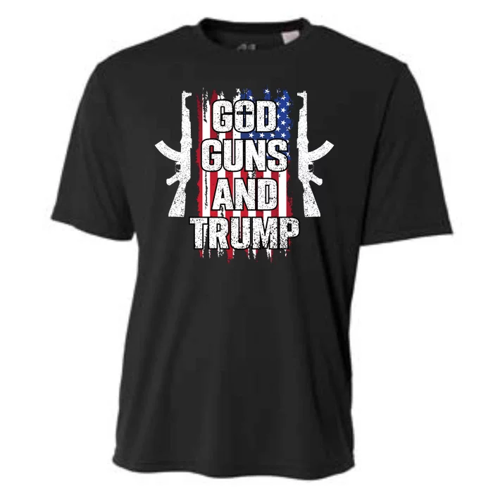 God Guns And Trump 2024 Cooling Performance Crew T-Shirt