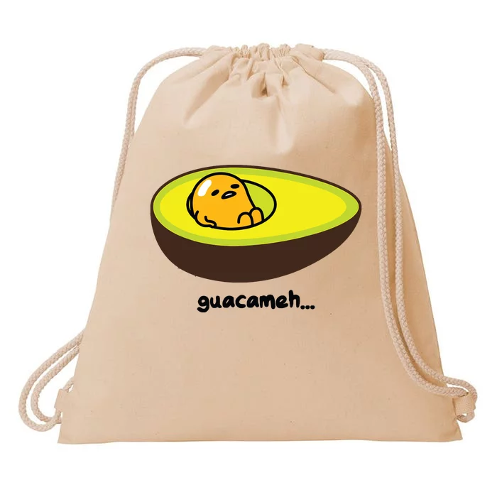 Gudetama Guacameh Avocado Guacamole Drawstring Bag