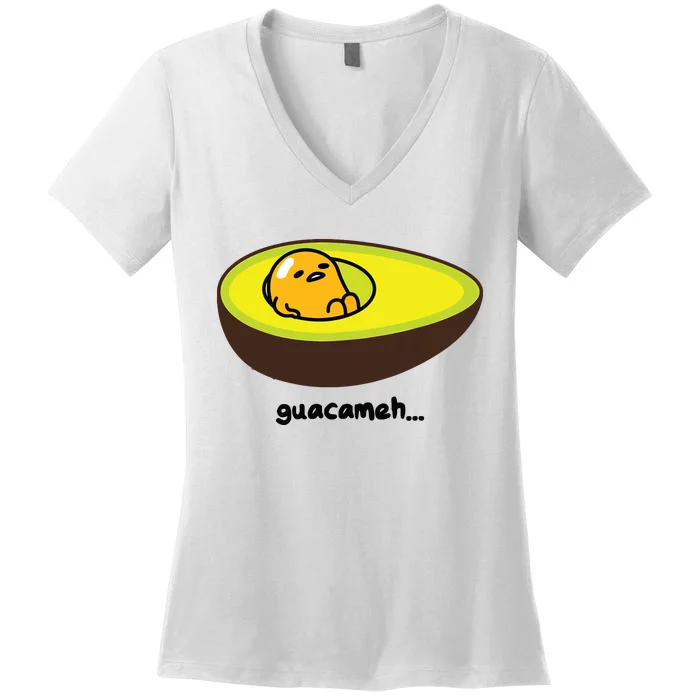 Gudetama Guacameh Avocado Guacamole Women's V-Neck T-Shirt