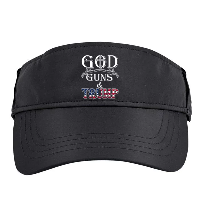 God Guns And Trump Adult Drive Performance Visor