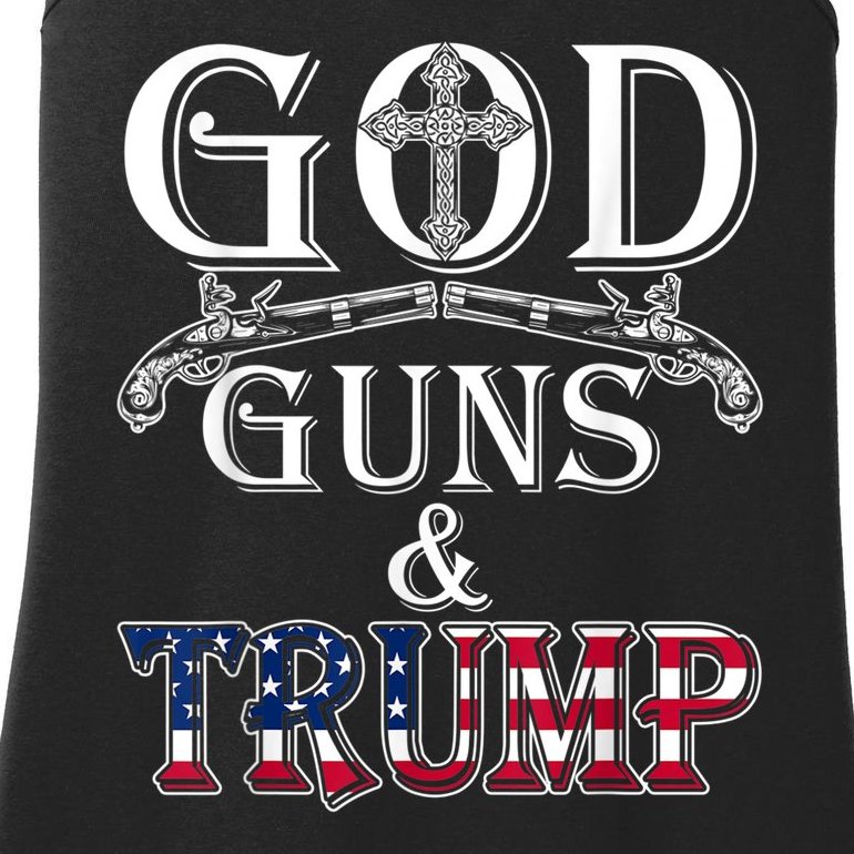 God Guns And Trump Ladies Essential Tank