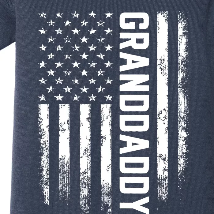 Granddaddy Gift America Flag Gift For Father's Day Baby Bodysuit