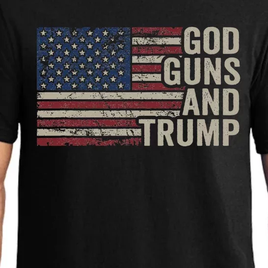 God Guns And Trump Pajama Set