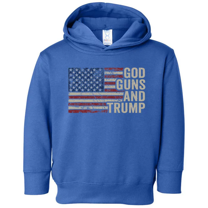 God Guns And Trump Toddler Hoodie