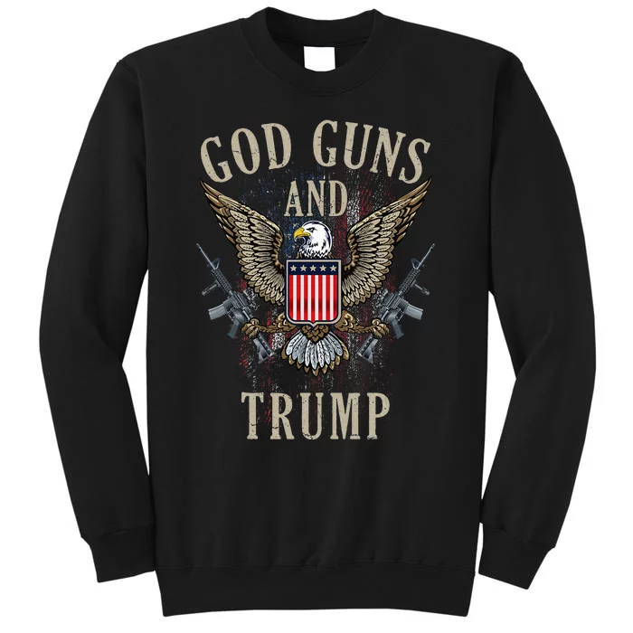 God Guns And Trump 2nd Adt Flag Ar15 American Flag Tall Sweatshirt