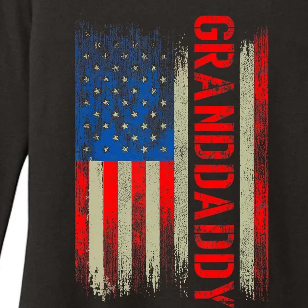 Granddaddy Gift America Flag Gift For Father's Day Funny Womens CVC Long Sleeve Shirt