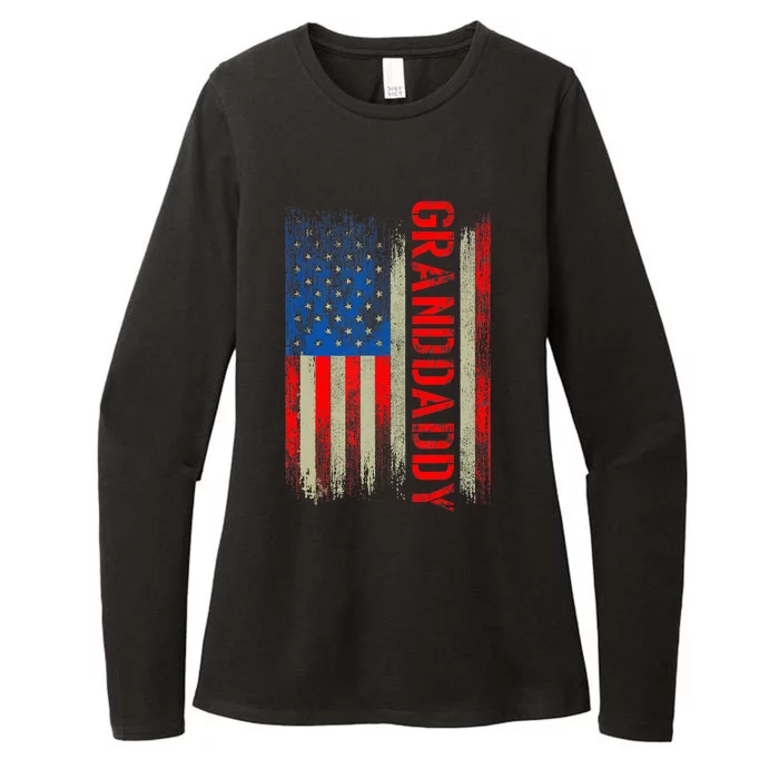 Granddaddy Gift America Flag Gift For Father's Day Funny Womens CVC Long Sleeve Shirt