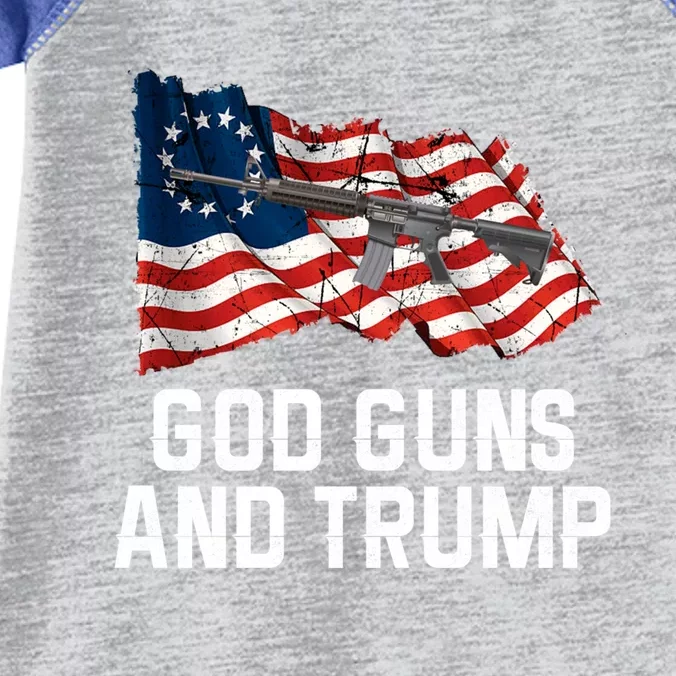 God Guns And Trump Gift 2nd Adt Trump Gift Infant Baby Jersey Bodysuit