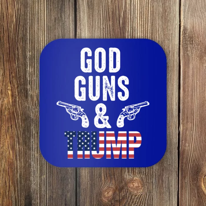 God Guns And Trump Republican Support Merica Gift Coaster