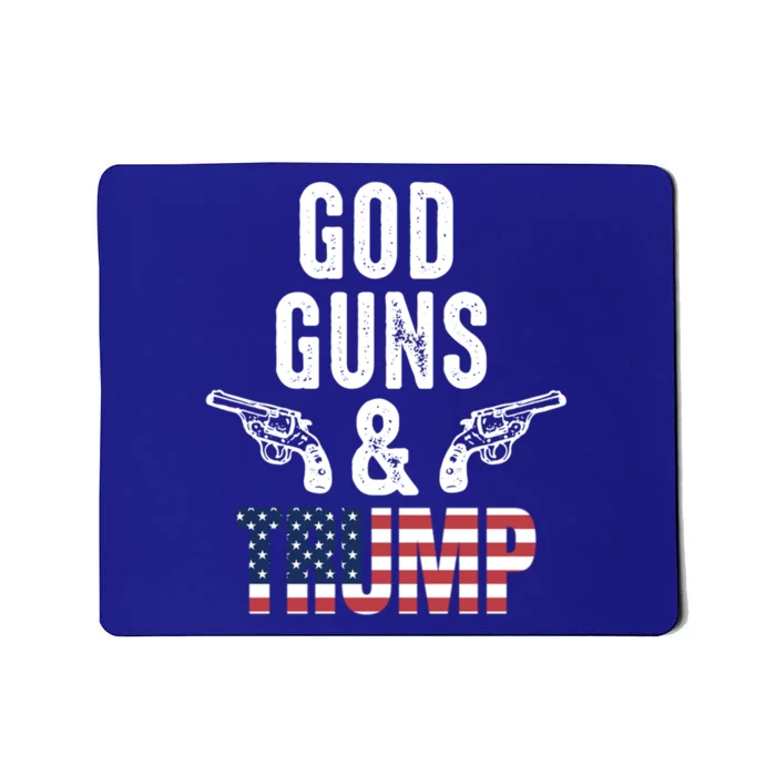 God Guns And Trump Republican Support Merica Gift Mousepad