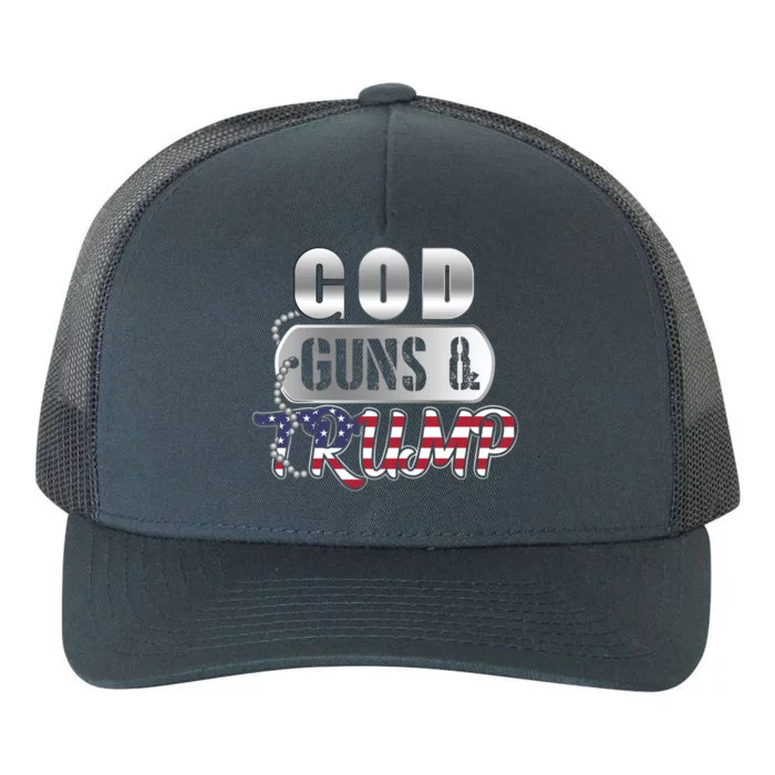 God Guns And Trump Gift Right To Bear Arms 2nd Adt Gift Yupoong Adult 5-Panel Trucker Hat