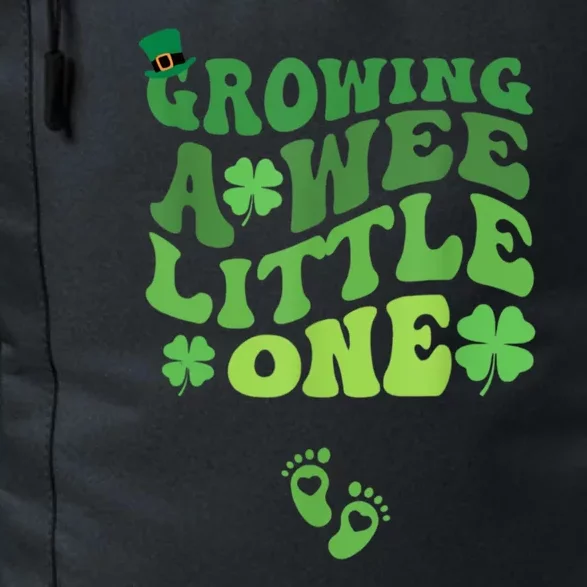 Groovy Growing A Wee Little One Pregnancy St Patricks Day Daily Commute Backpack