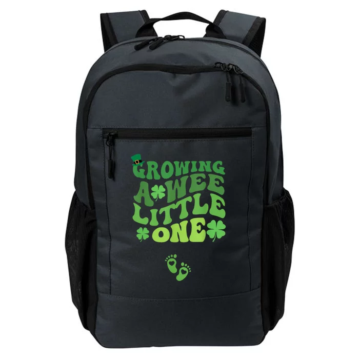 Groovy Growing A Wee Little One Pregnancy St Patricks Day Daily Commute Backpack