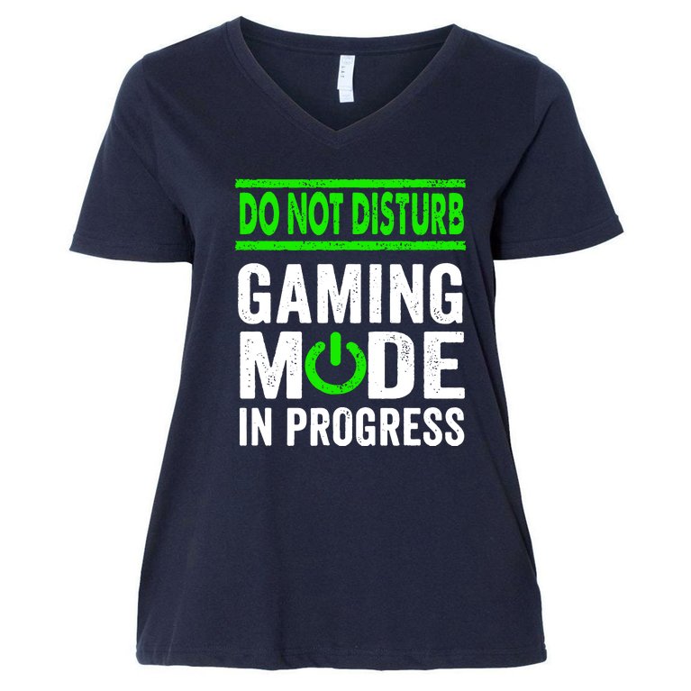 Gaming Women's V-Neck Plus Size T-Shirt