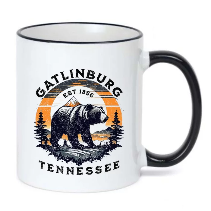 Gatlinburg Black Color Changing Mug