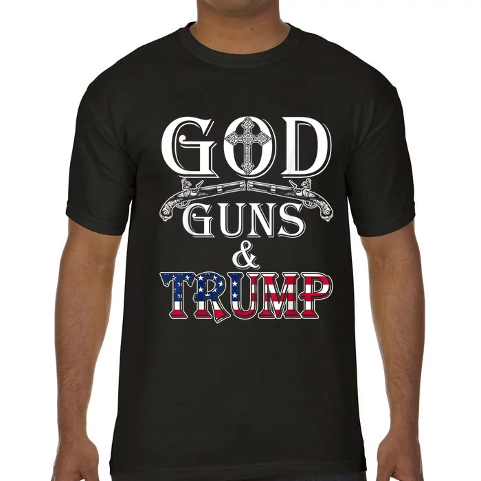 God Guns And Trump Shirt 2nd Amendment Comfort Colors T-Shirt