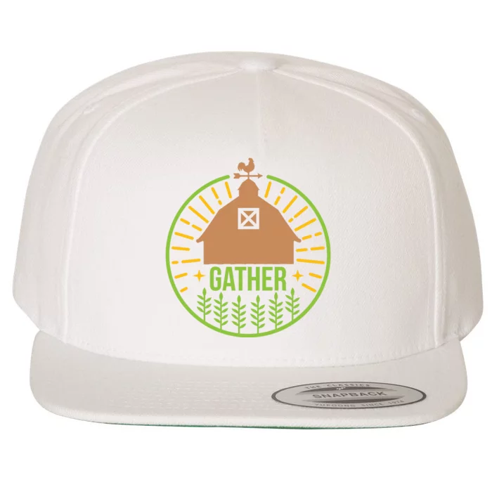 Gather Wool Snapback Cap