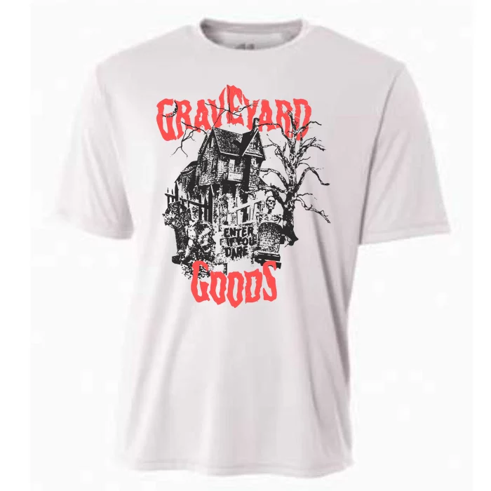 Graveyard Goods A Dark Damp House Cooling Performance Crew T-Shirt