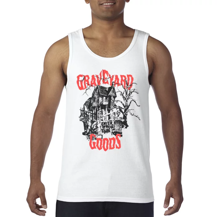 Graveyard Goods A Dark Damp House Tank Top