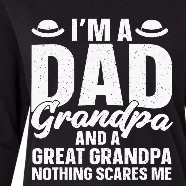 Great Grandpa Art For Great Grandfather Day Womens Cotton Relaxed Long Sleeve T-Shirt