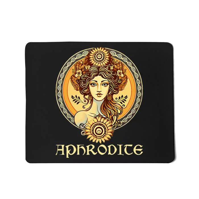 Greek Goddess Aphrodite Love And Beauty Ancient Greece Mousepad