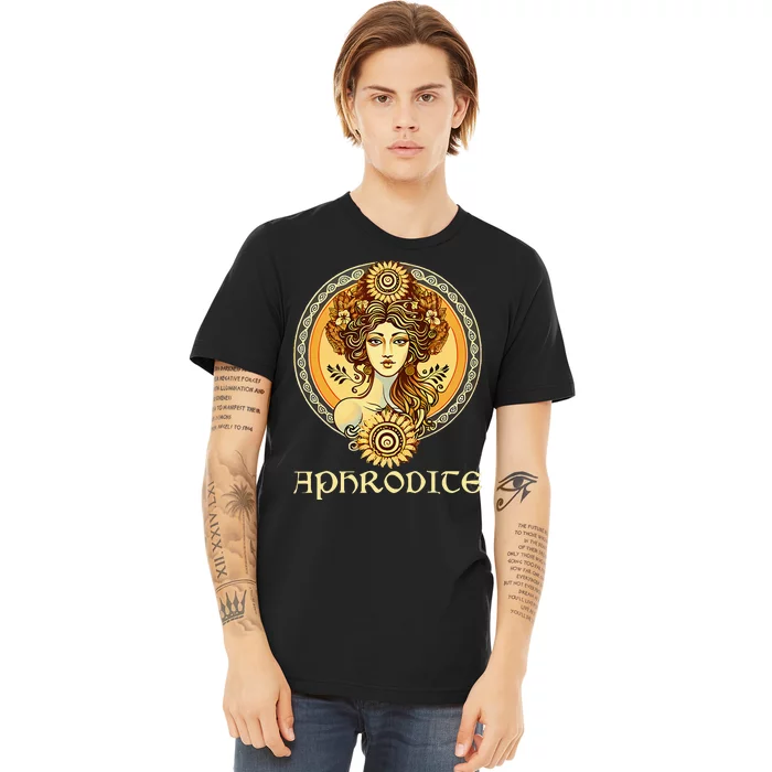 Greek Goddess Aphrodite Love And Beauty Ancient Greece Premium T-Shirt