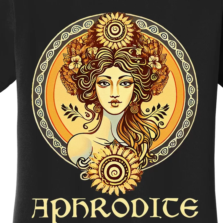 Greek Goddess Aphrodite Love And Beauty Ancient Greece Women's T-Shirt