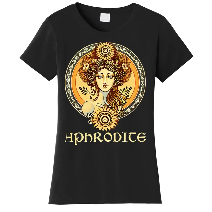 Greek Goddess Aphrodite Love And Beauty Ancient Greece Women's T-Shirt