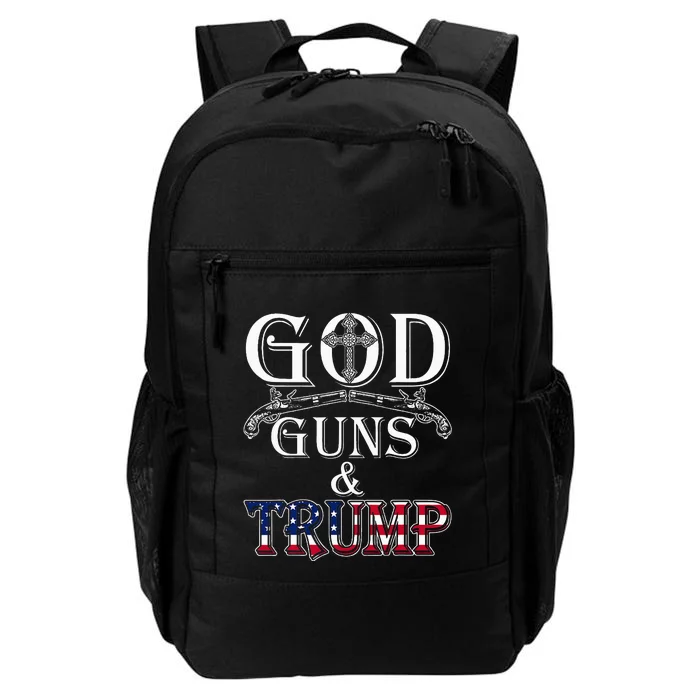 God Guns And Trump 2nd Amendment Trump 45 Daily Commute Backpack