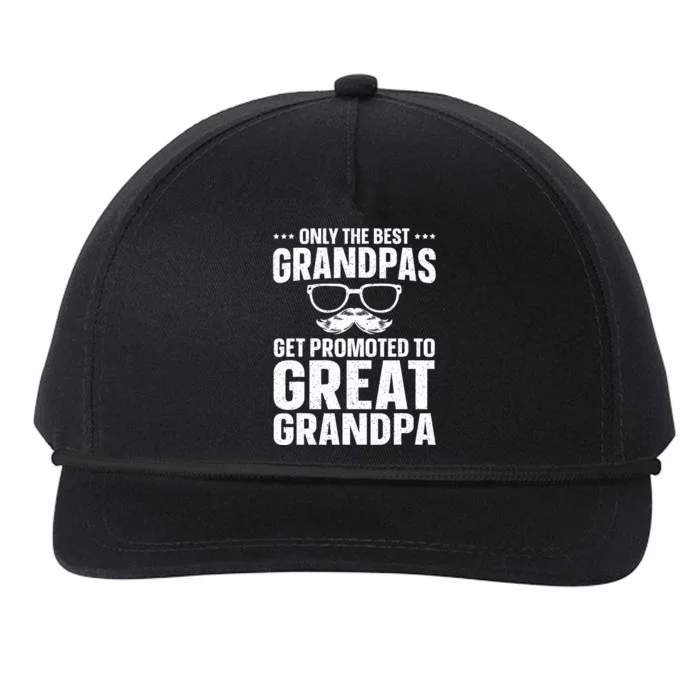 Great Grandpa Art For Dad Great Grandparent Grandfather Snapback Five-Panel Rope Hat