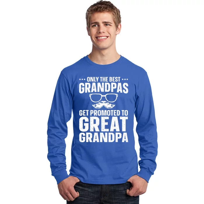 Great Grandpa Art For Dad Great Grandparent Grandfather Tall Long Sleeve T-Shirt