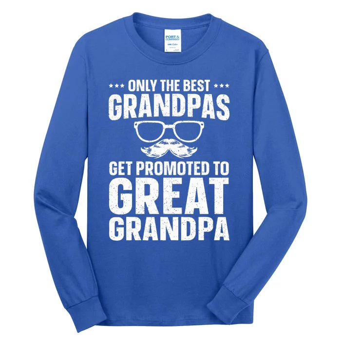 Great Grandpa Art For Dad Great Grandparent Grandfather Tall Long Sleeve T-Shirt