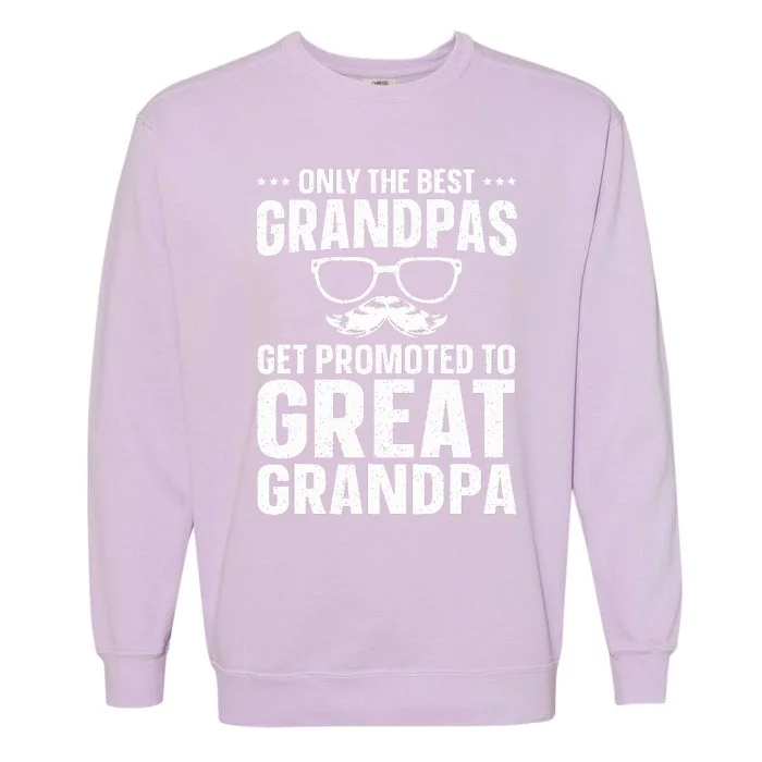 Great Grandpa Art For Dad Great Grandparent Grandfather Garment-Dyed Sweatshirt