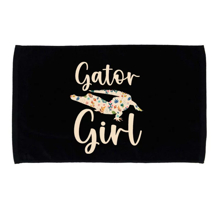 Gator Girl Alligator Lover Zookeeper Crocodile Microfiber Hand Towel